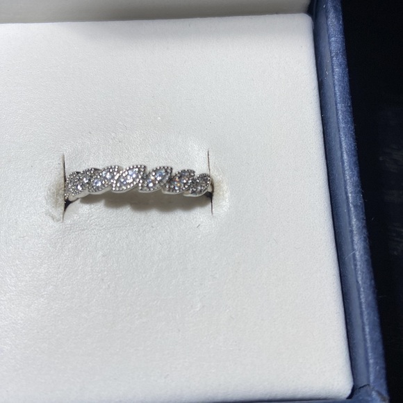 Silver Rings Lot of Three All Size 8 - Picture 3 of 4